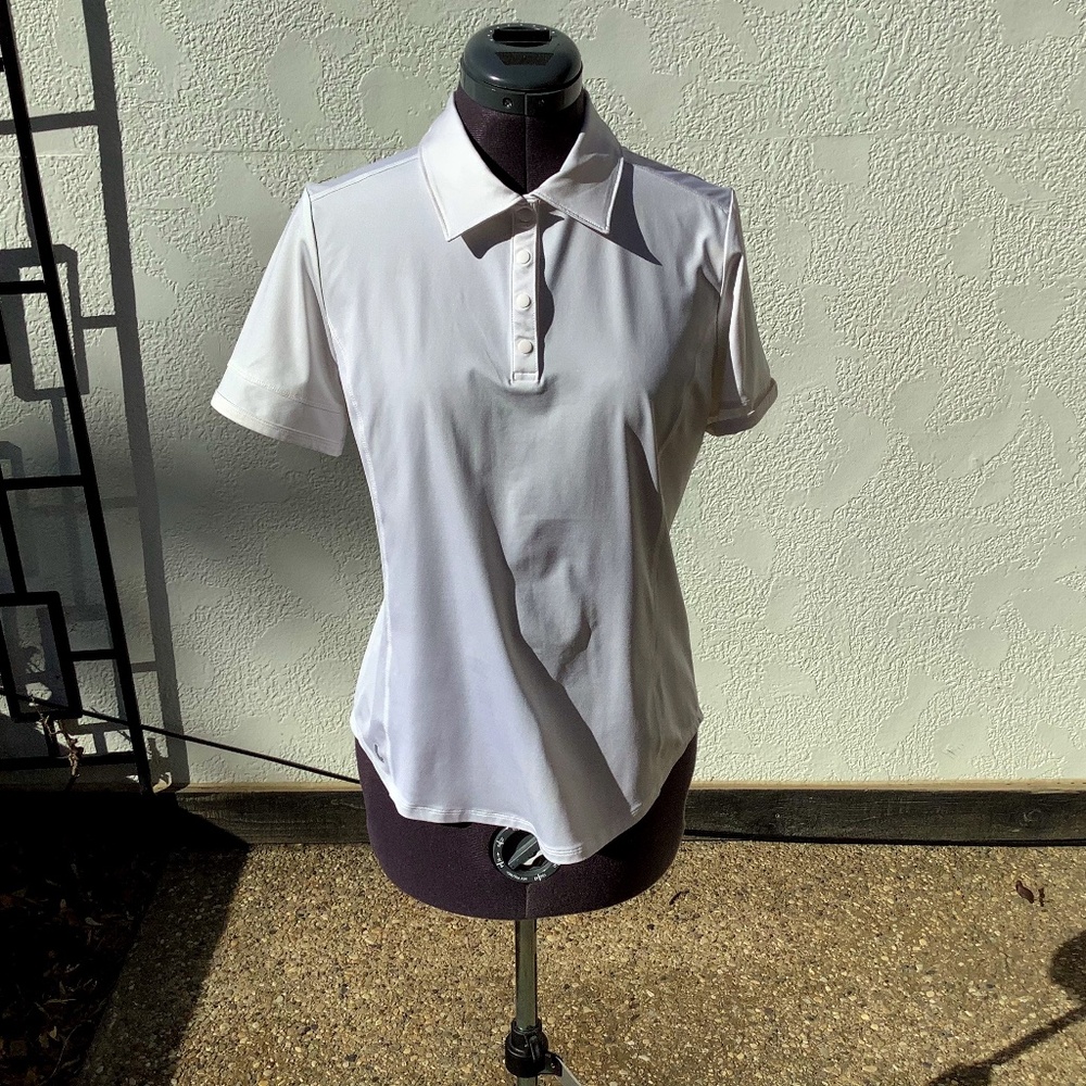 White LOLE size medium golf shirt